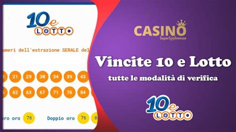 xamig 10 e lotto|10 e lotto serale. Verifica vincite .